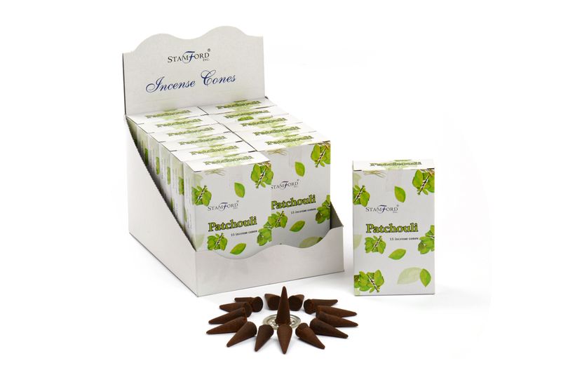 Stamford Premium Rökelsekoner - Patchouli