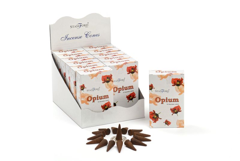 Stamford Premium Rökelsekoner - Opium