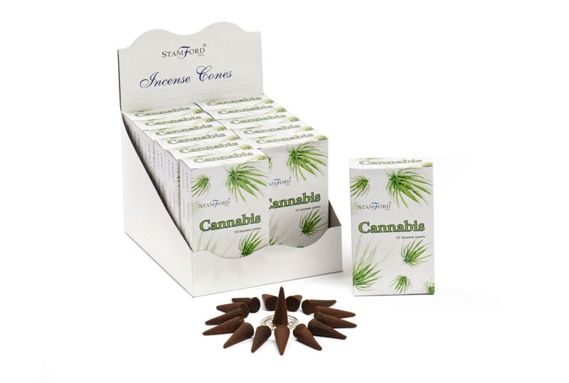 Stamford Premium Rökelsekoner - Cannabis