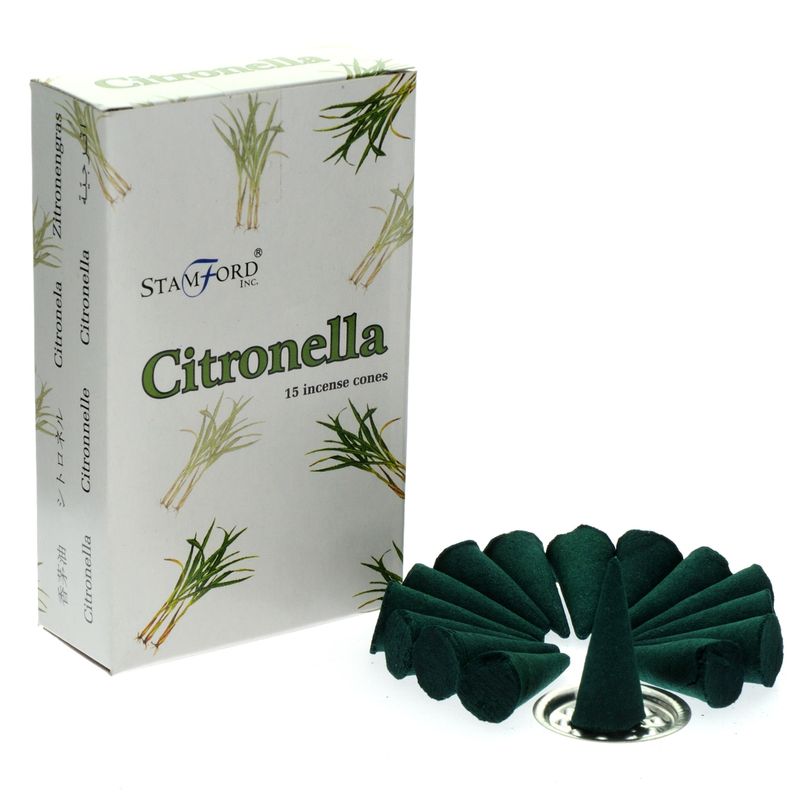 Stamford Premium Rökelsekoner - Citronella