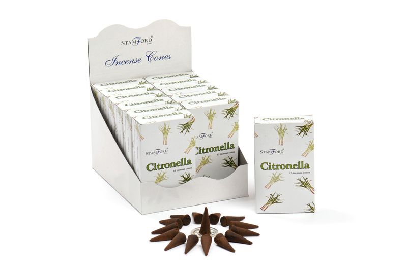 Stamford Premium Rökelsekoner - Citronella