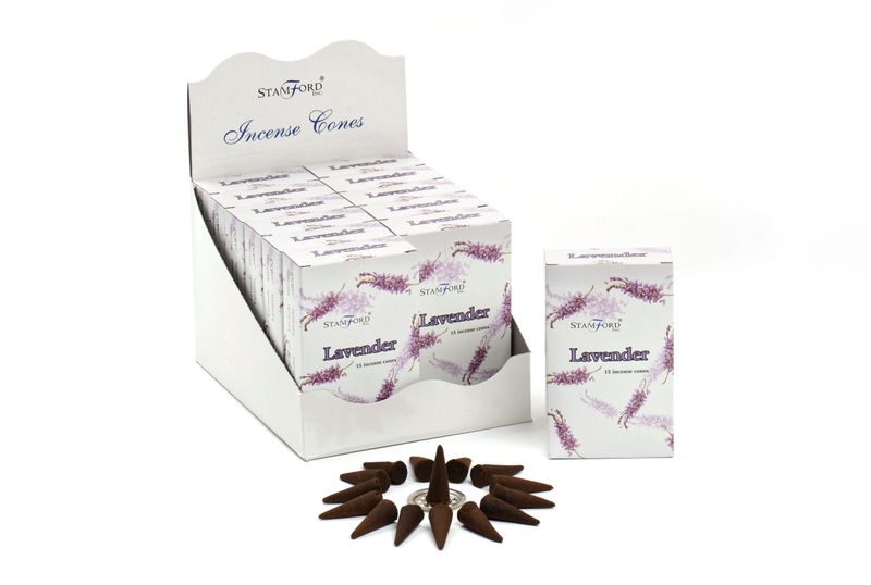 Stamford Premium Rökelsekoner - Lavendel