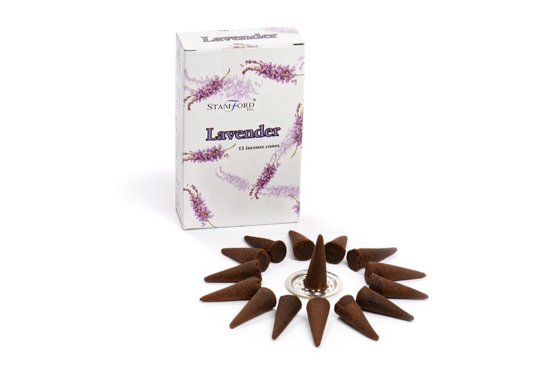 Stamford Premium Rökelsekoner - Lavendel