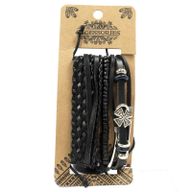 Armbandsset för Män - Svart & Macho (blandat)
