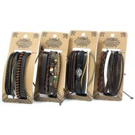 Armbandsset för Män - Mörk  & Stilig (blandat)