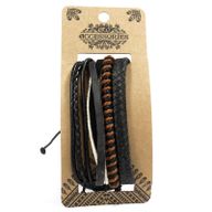 Armbandsset för Män - Mörk  & Stilig (blandat)