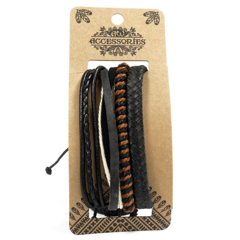 Armbandsset för Män - Mörk  & Stilig (blandat)