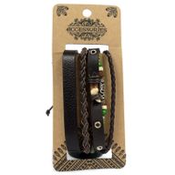 Armbandsset för Män - Mörk  & Stilig (blandat)