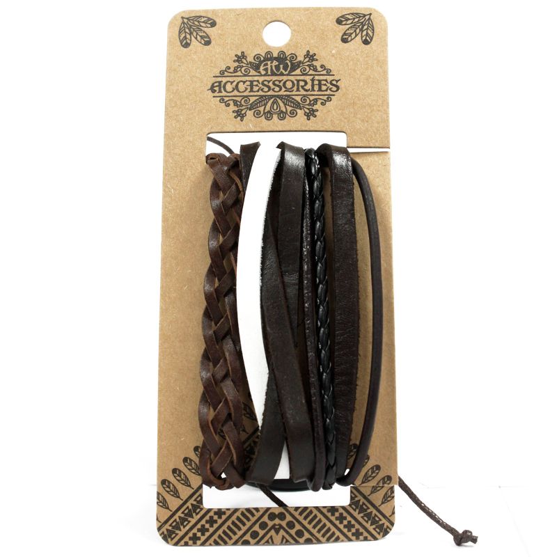 Armbandsset för Män - Mörk  & Stilig (blandat)