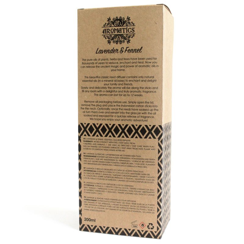 Lavendel & Fänkål Eterisk Olja Rörspridare - 200 ml