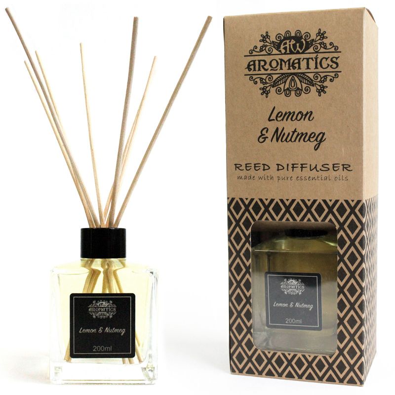 Citron & Muskot Eterisk Olja Rörspridare - 200 ml