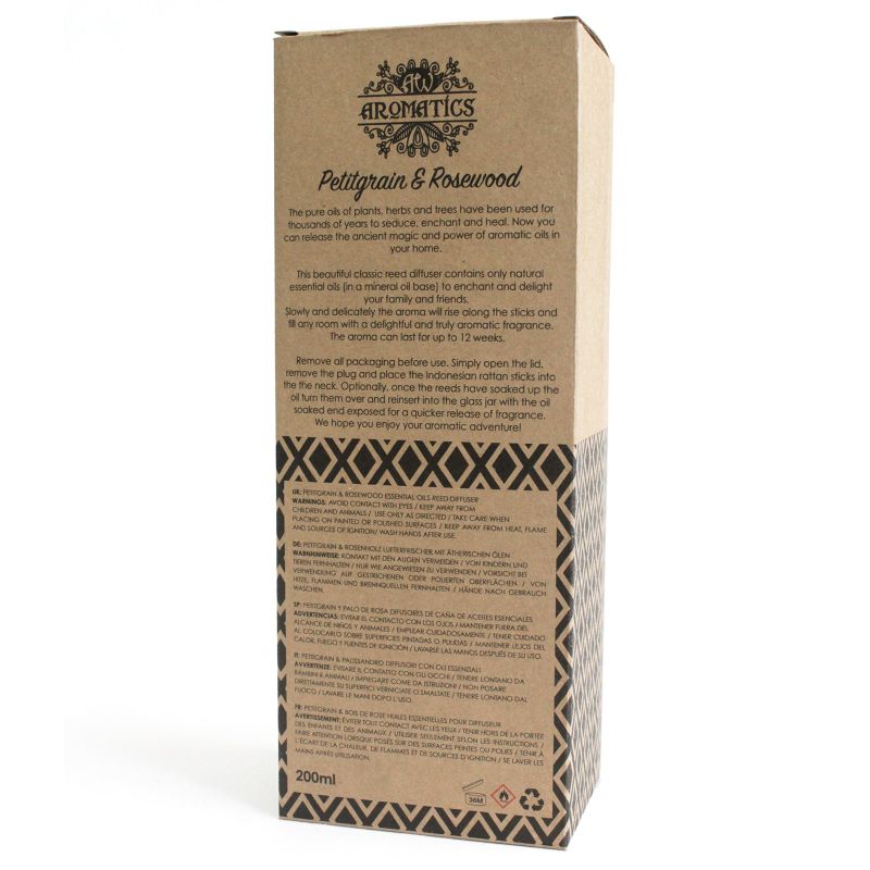 Petitgrain & Rosenträ Eterisk Olja Rörspridare - 200 ml