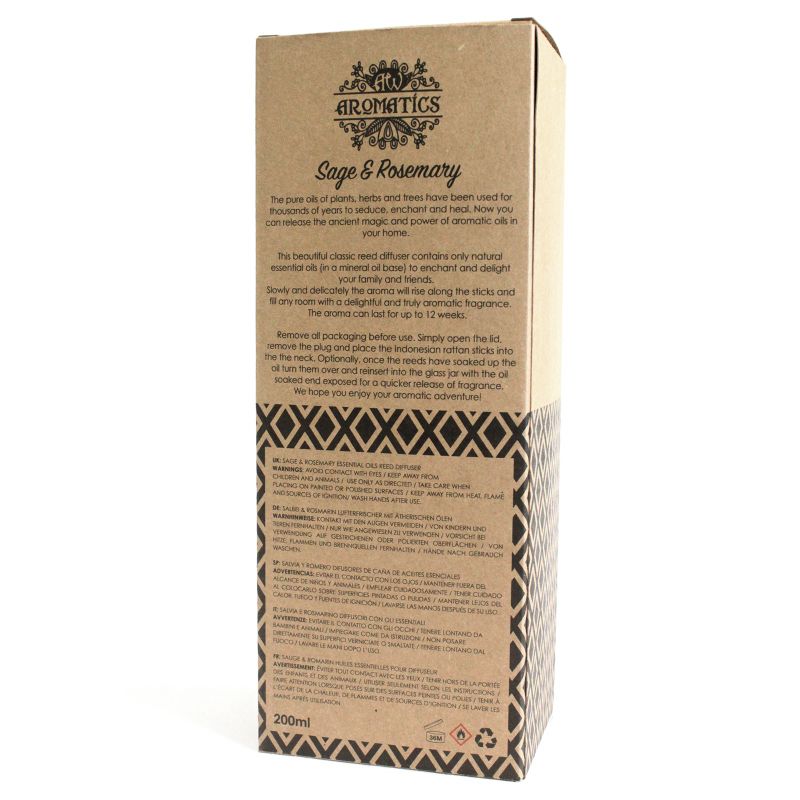 Salvia & Rosmarin Eterisk Olja Rörspridare - 200 ml