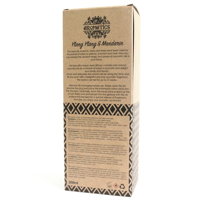 Ylang Ylang & Mandarin Eterisk Olja Rörspridare - 200 ml
