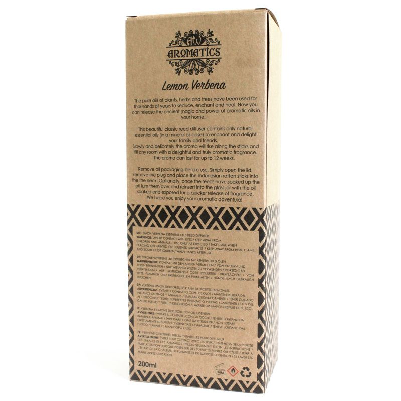 Citron Verbena Eterisk Olja Rörspridare - 200 ml