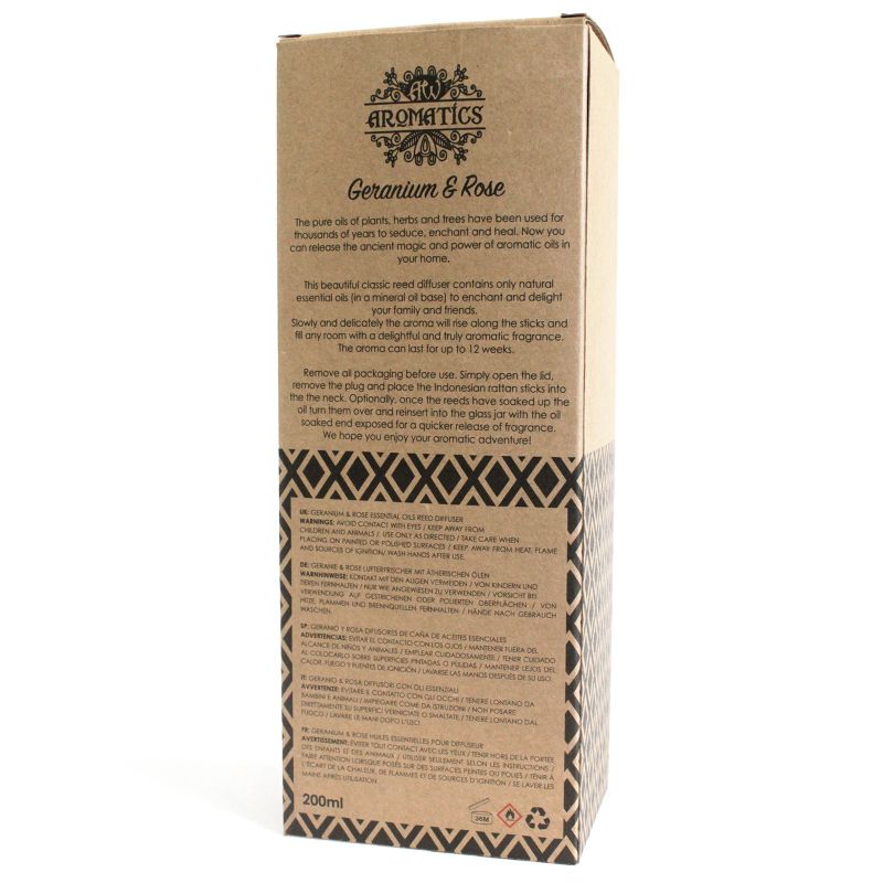 Pelargon & Ros Eterisk Olja Rörspridare - 200 ml