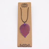 Halsband - Lavendel Blad