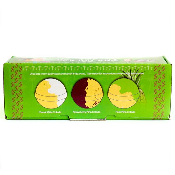 Set med Tre Piña Colada Badbomber