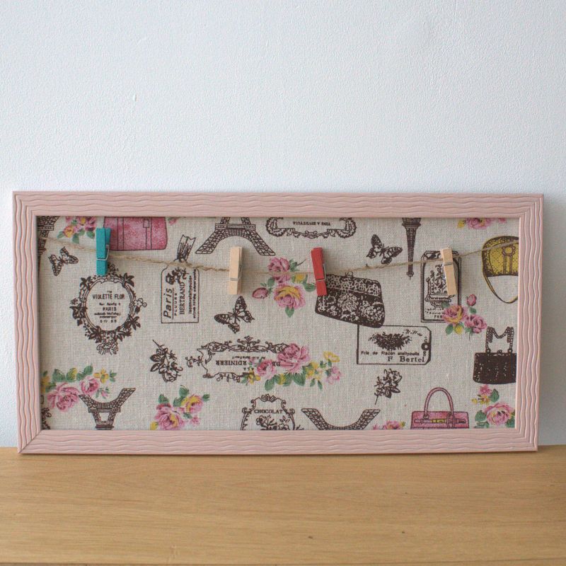 Mini DIY Fotoram med Klämmor - Olika Paris-mönster