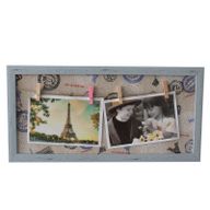 Mini DIY Fotoram med Klämmor - Olika Paris-mönster