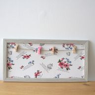 Mini DIY Fotoram med Klämmor - Olika Blommor