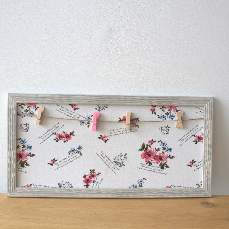 Mini DIY Fotoram med Klämmor - Olika Blommor