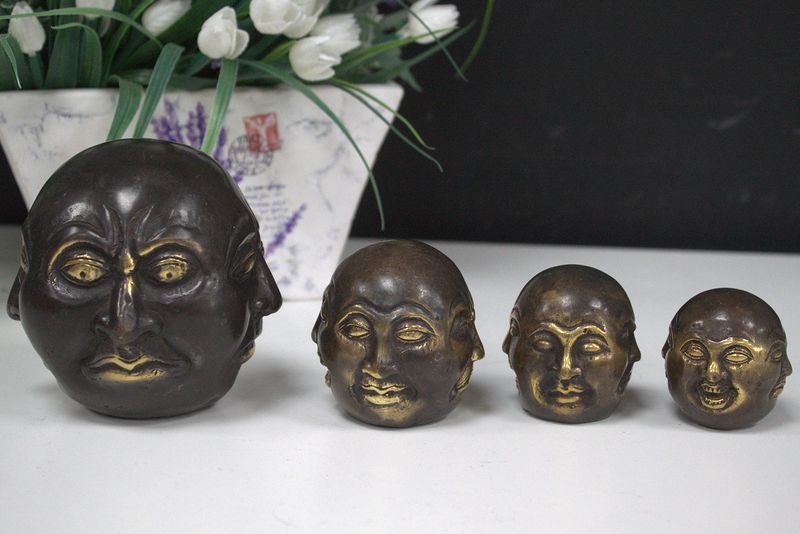 Fengshui - Fyra Ansikten Buddha - 6cm