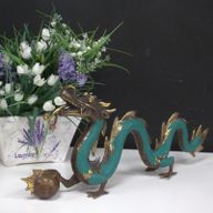 Fengshui - Liten Drake med Boll - 20cm