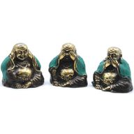 Set med 3 - Se Inget, Höra Inget, Säga Inget Ont - Buddha