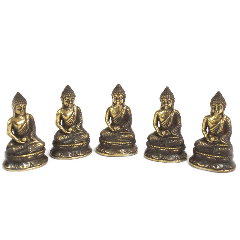 Sittande och Mediterande Mini-Buddha