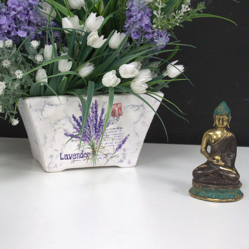 Sittande och Mediterande Mini-Buddha