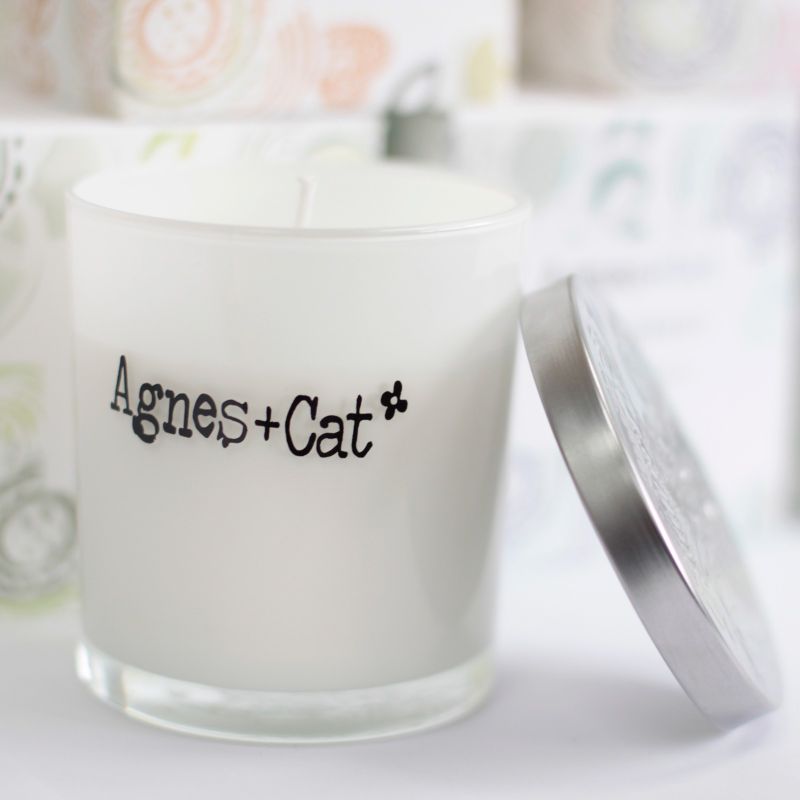 200g Presentförpackat Votivljus i Glas - Rabarber