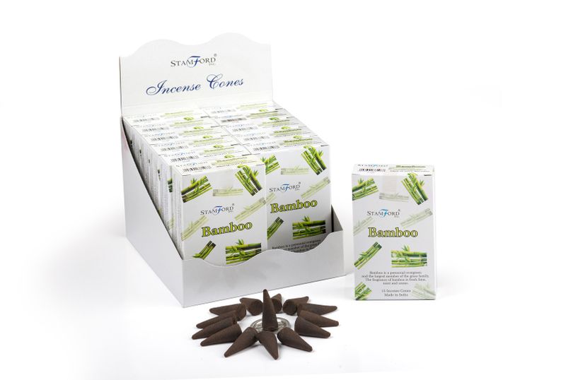 Stamford Premium Rökelsekoner - Bambu