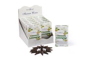 Stamford Premium Rökelsekoner - Citronella & Citrongräs
