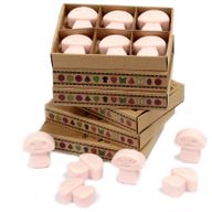 Ask med 6 Sojavaxer - Mörk Sandelträ