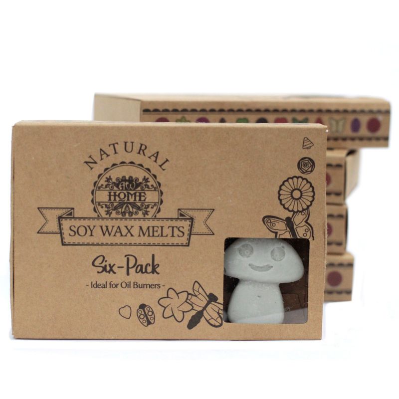 Ask med 6 Sojavaxer - Mörk Patchouli