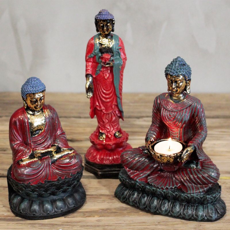 Antik Buddha - Anhängare Ljushållare