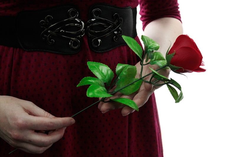 Tvålblommor till Hantverk - Mellanstor Ros - Vit