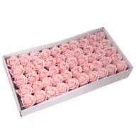 Tvålblommor till Hantverk - Mellanstor Ros - Ljusrosa