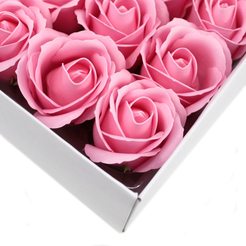 Tvålblommor till Hantverk - Mellanstor Ros - Rosa