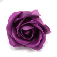 Tvålblommor till Hantverk - Mellanstor Ros - Mörk Violett
