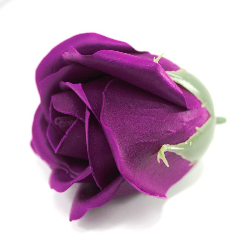 Tvålblommor till Hantverk - Mellanstor Ros - Mörk Violett