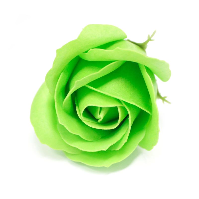 Tvålblommor till Hantverk - Mellanstor Ros - Grön