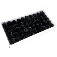 Tvålblommor till Hantverk - Mellanstor Ros - Svart