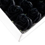 Tvålblommor till Hantverk - Mellanstor Ros - Svart