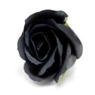 Tvålblommor till Hantverk - Mellanstor Ros - Svart