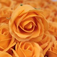 Tvålblommor till Hantverk - Mellanstor Ros - Orange