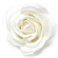 Tvålblommor till Hantverk - Stor Ros - Vit