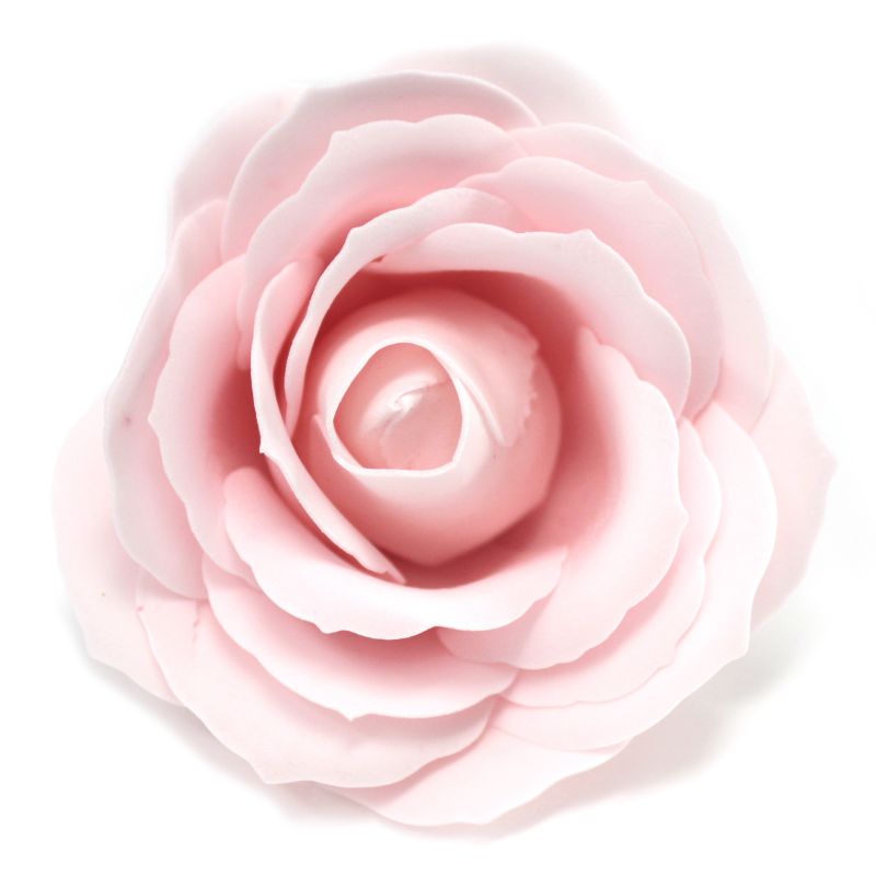 Tvålblommor till Hantverk - Stor Ros - Ljusrosa