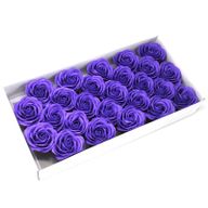 Tvålblommor till Hantverk - Stor Ros - Violett
